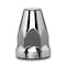 Roadmaster 33mm or 32mm x 4-3/4in  Chrome ABS push on nut cover 111PFL-PN - alternate 1